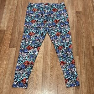 No Boundaries Floral Leggings Sz 15-17